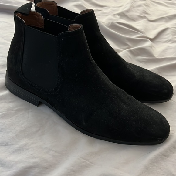 H&M Other - Mens H&M black suede dress boots size 11 1/2